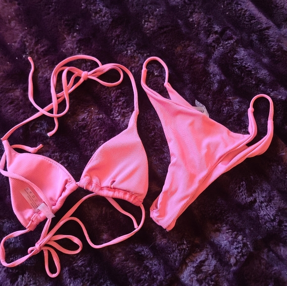 LIZAFUL 3 piece bikini set. Pink.Size 8 Great condition - Picture 4 of 5